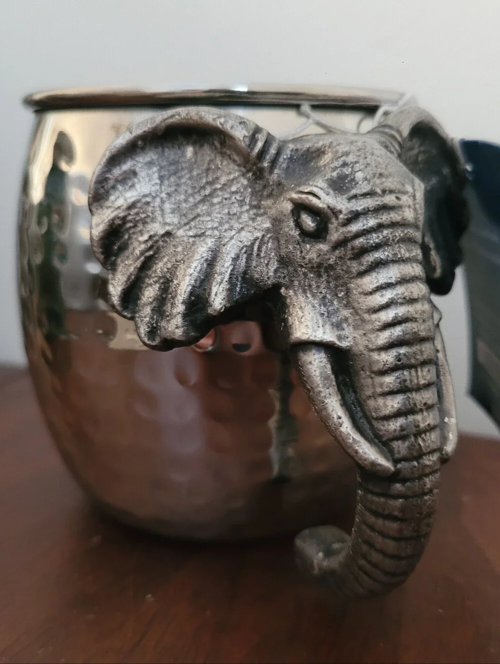 NWT Set of 2 Pier 1 Imports Elephant Metal Moscow Mule Mugs